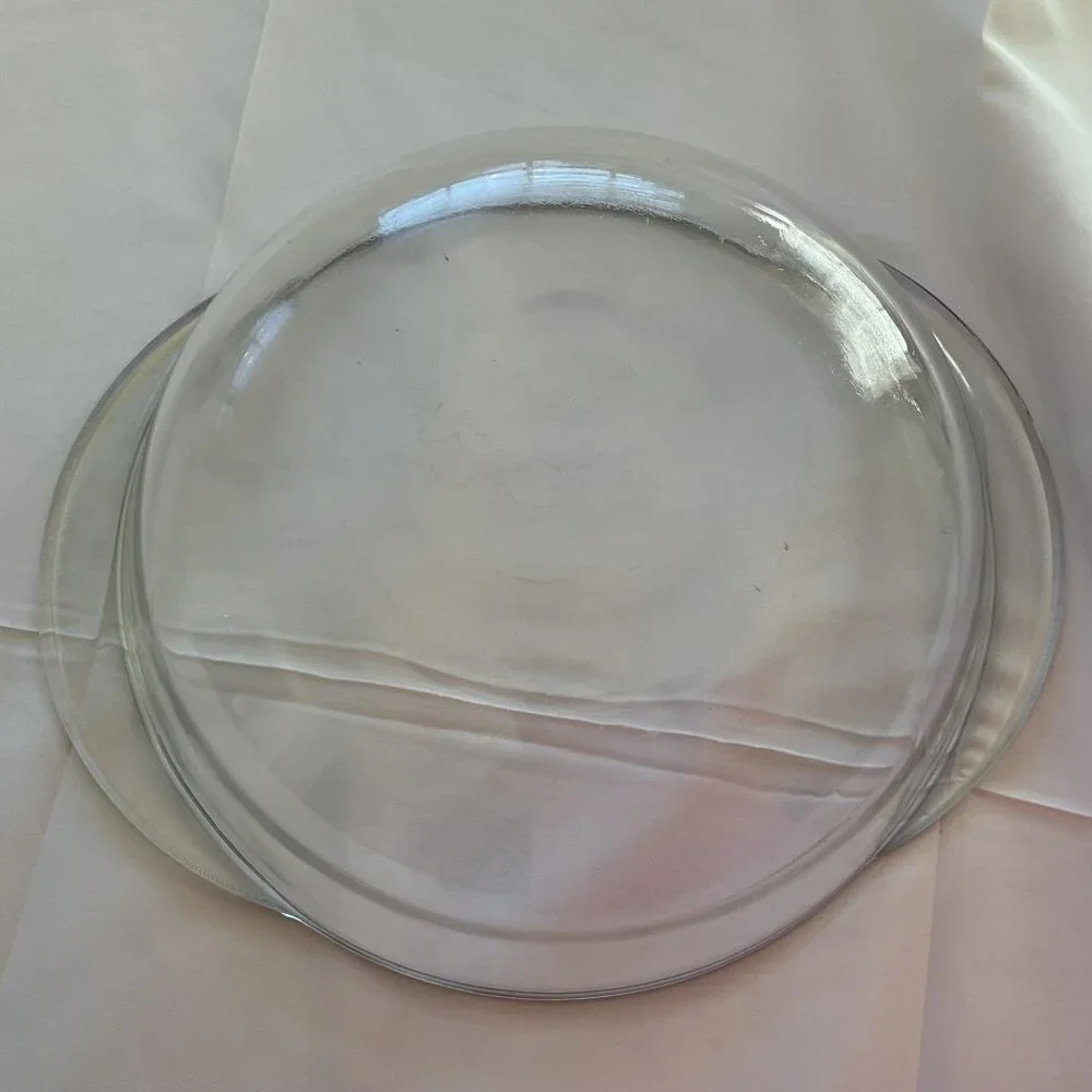 Anchor Hocking 2qt Clear Glass Casserole Dish Round Ovenware Vintage Cottagecore